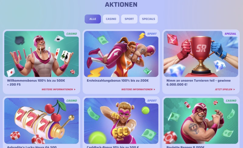 SpinRollz Bonuses